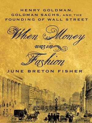 cover image of When Money Was In Fashion